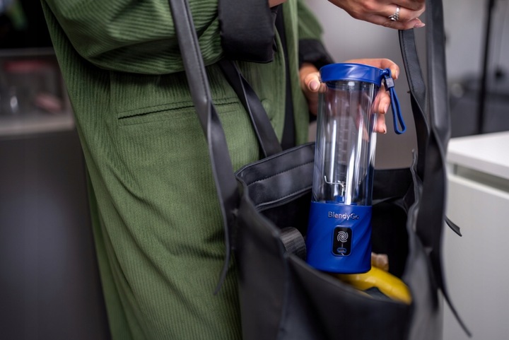 Blender kielichowy BlendyGo 3 Mikser do smoothie 250W czarny + GRATIS!