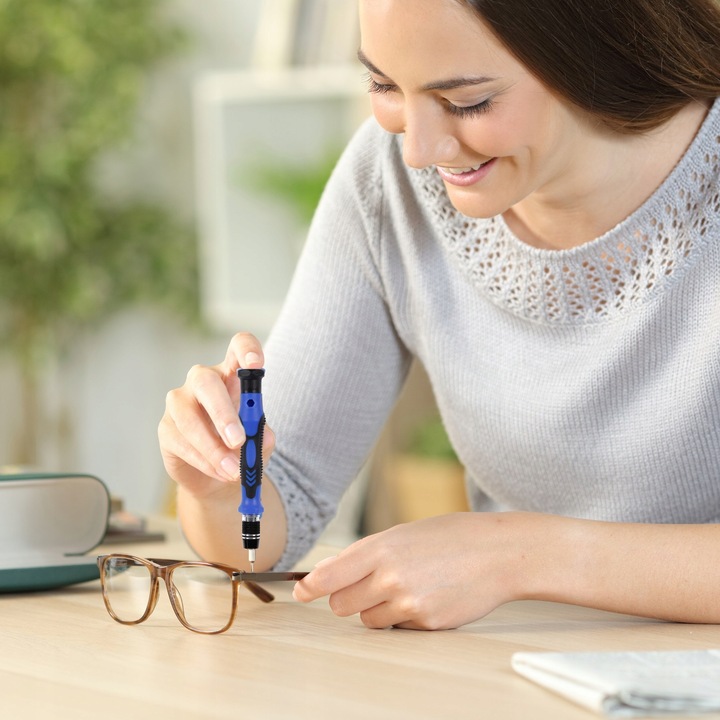 ZESTAW WKRĘTAKÓW ŚRUBOKRĘTÓW BITÓW PRECYZYJNE 75 ELEMENTÓW W ETUI