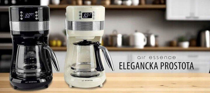 Ekspres przelewowy Air Essence Aroma OverFlow 1,4 l czarny