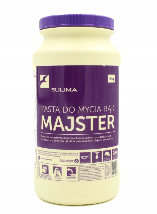 Pasta do mycia rąk MAJSTER 4 kg