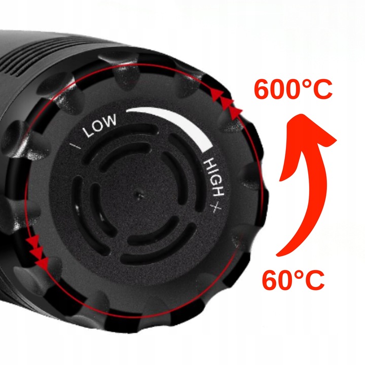 OPALARKA ELEKTRYCZNA MOCNA DMUCHAWA 2000W 2 BIEGI REGULACJA TEMPERATURY