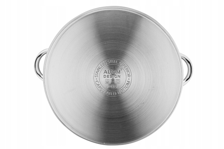 Wysoki garnek indukcja DUŻY stal nierdzewna Altom Design Fabio 15 litrów