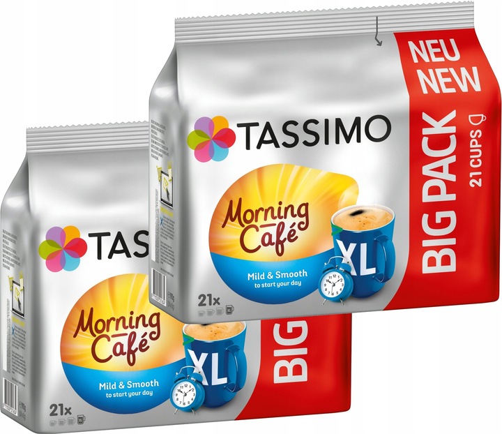 Kapsułki TASSIMO Jacobs Morning Cafe MILD XL 2 x 21