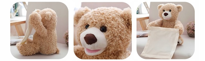 MIŚ AKU KU INTERAKTYWNY PLUSZAK ZABAWA W CHOWANEGO