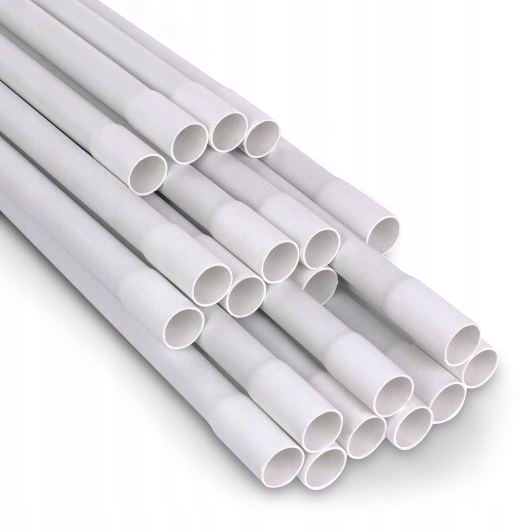 Rura elektroinstalacyjna RLM 18 mm - biała - 2m x20 szt. - 40 m - kielich