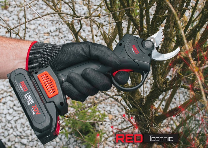 Sekator AKUMULATOROWY Nożyce Elektryczne Akumulatorowe 30mm 20V 2X 2000mAh