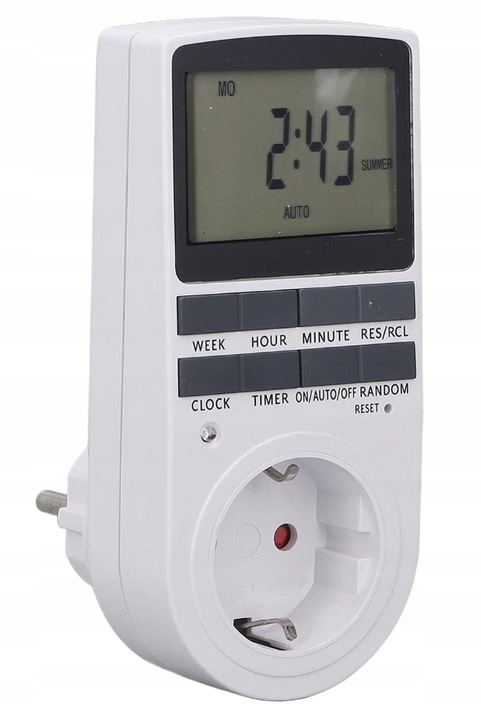 PROGRAMATOR CZASOWY WŁĄCZNIK WYŁĄCZNIK LCD