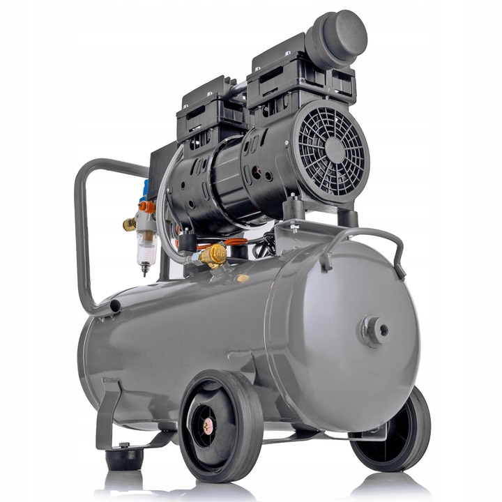 KOMPRESOR BEZOLEJOWY SPRĘŻARKA SEPARATOR 24L CICHY 60dB Majster Polska 0063