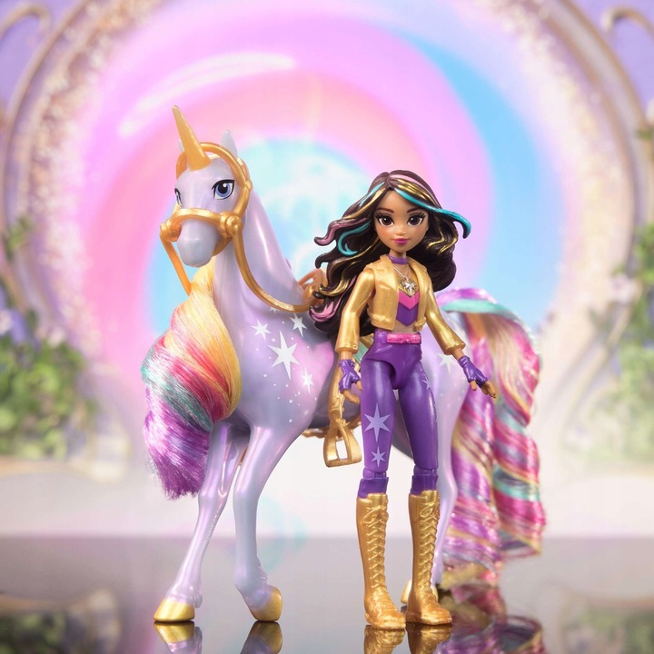 ZESTAW AKADEMIA JEDNOROŻCÓW FIGURKA WILDSTAR I LALKA SOPHIA UNICORN ACADEMY