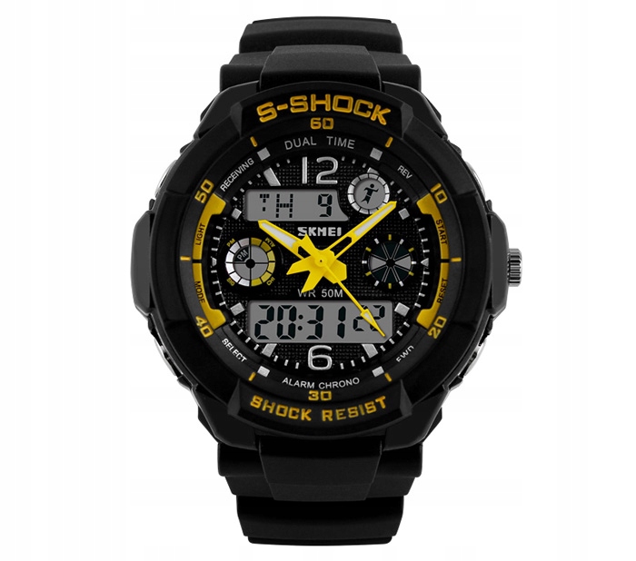 Zegarek dziecięcy SKMEI elektroniczny stoper data alarm podświetlenie