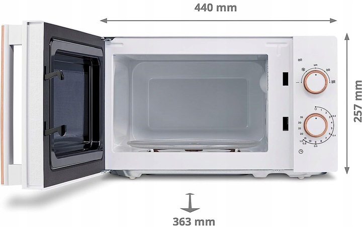 WOLNOSTOJĄCA KUCHENKA MIKROFALOWA MD10596 700W 20L