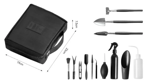 Zestaw narzędzi ogrodowych do Bonsai 13 szt