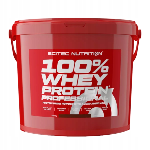 SCITEC 100% WHEY PROTEIN PROFESSIONAL 5KG BIAŁKO