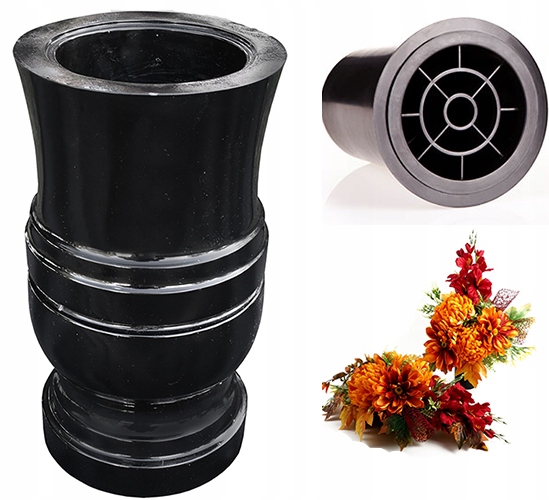 WAZON NAGROBNY - WAZON NA NAGROBEK + WKŁAD Z KRATKĄ