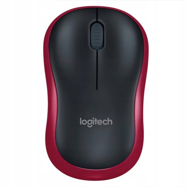 Myszka bezprzewodowa Laser Logitech M185 Czerwona