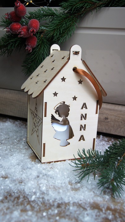 Lampion na roraty z imieniem dziecka grawer