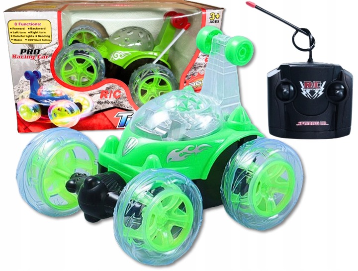 AUTKO AUTO TWISTER AKROBATA 360 ZDALNIE STEROWANY SAMOCHÓD KASKADER