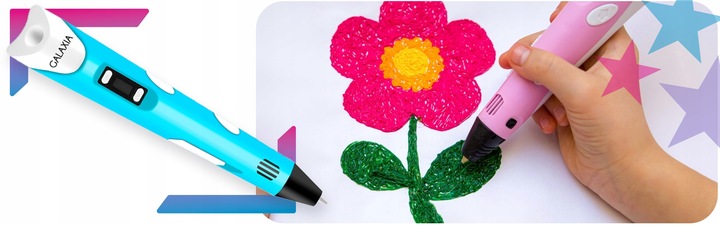 Długopis 3D drukarka dla dzieci pen zestaw + wkłady 110 METRÓW iPLA 3 D