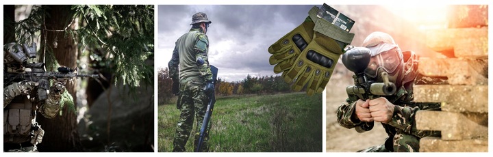 RĘKAWICE TAKTYCZNE WOJSKOWE Mocne Rękawiczki WZMOCNIONE SURVIVAL GERTECH XL
