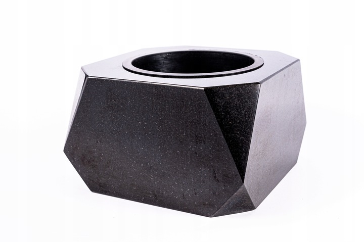 Ekskluzywna Misa Granitowa Nagrobna na Pomnik Na Cmentarz Szara 15x25cm