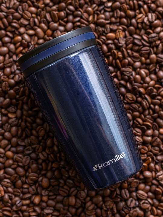 KUBEK TERMICZNY TERMOS BUTELKA BIDON NA KAWĘ HERBATĘ SZCZELNY 320ml KAMILLE