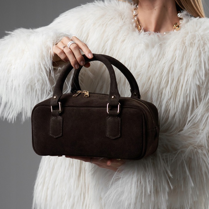 Torebka Damska, zamszowa Michela-M Espresso