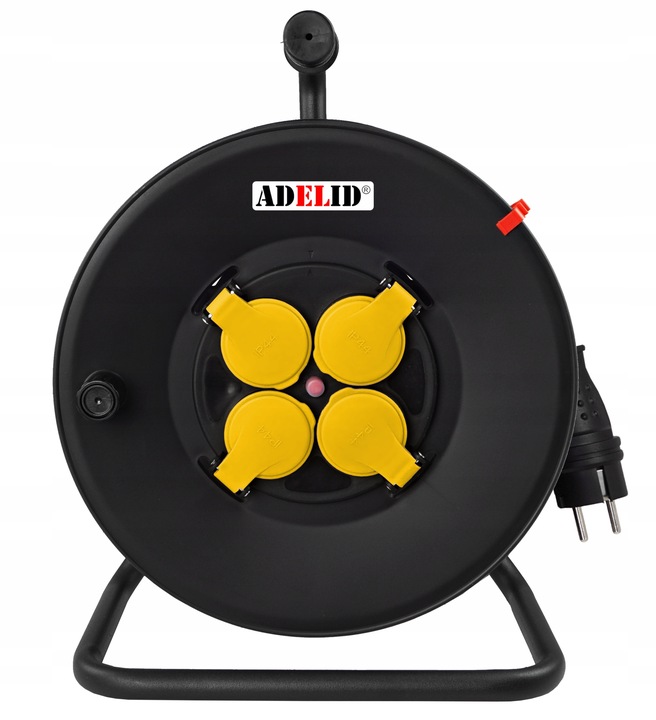 POLSKI PRZEDŁUŻACZ BĘBNOWY NA BĘBNIE 30M 3x1,5 H05VV-F OWY