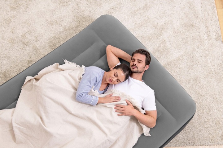 Dmuchany Dwuosobowy Łóżko do Spania z Pompką automatyczną Bestway 203x152cm