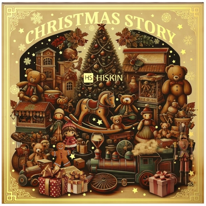 HISKIN Christmas Story Kalendarz Adwentowy 12 Świece Sojowe 30ml 12 TeaLigt