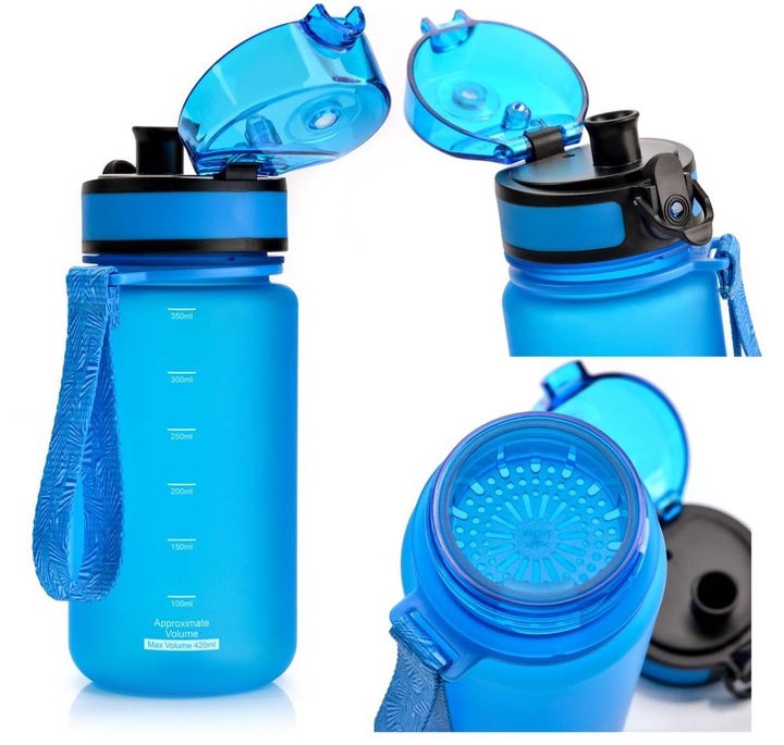 METEOR Bidon Szkolny Butelka Na Wodę Dla Dziecka 350 ml Z Ustnikiem