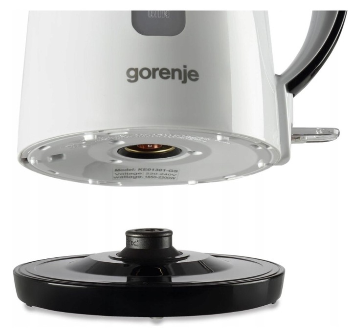 Kuchenka mikrofalowa Gorenje MO17E1WH 700W 17l + Czajnik K17PLBW 2200W 1,7l