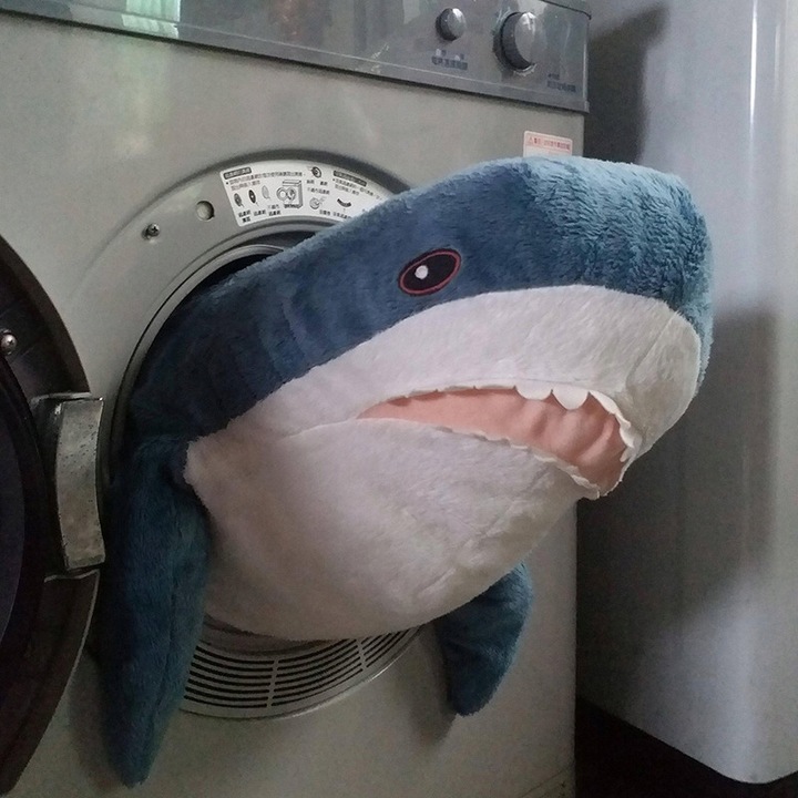 blahaj Duży rekin pluszak 100 cm Przytulanka