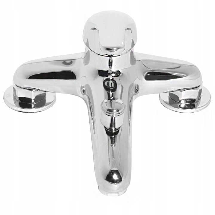 BATERIA WANNOWA STOJĄCA 2-OTWOROWA 145MM MOSIĄDZ RETRO KLASYCZNA NAWANNOWA