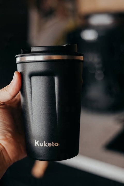 KUBEK TERMICZNY TERMOS 380 ML WYŚWIETLACZ EKRAN LCD NA KAWĘ HERBATĘ SMART