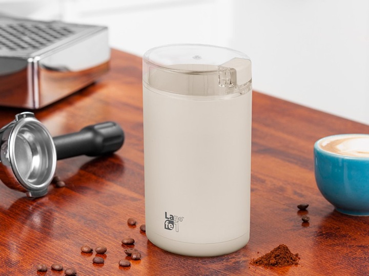Młynek do kawy Lafe MKB-005 Elektryczny udarowy 150W Kość słoniowa