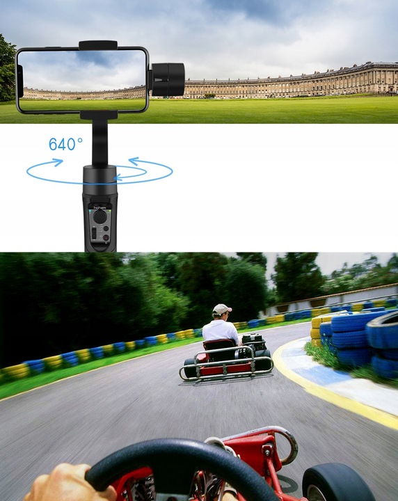 GIMBAL Hohem iSteady Mobile+ STABILIZATOR 3-osiowy do Telefonu Smartfona