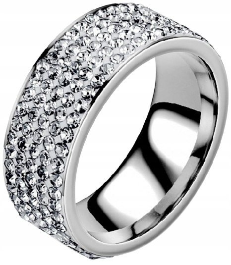 Srebrny Pierścień Sygnet Z Cyrkoniami STAL