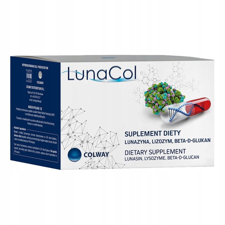 2x LunaCol COLWAY - Lunazyna Beta-D-Glukan Lizozym Colway