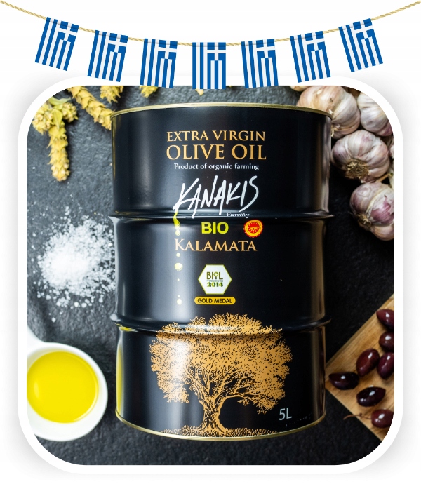 Oliwa z oliwek Extra Virgin BIO Grecka Ekologiczna 5L do pizzy ŚWIEŻA 24/25