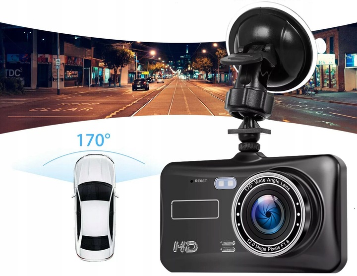 REJESTRATOR JAZDY FULL HD KAMERA COFANIA PL 64GB