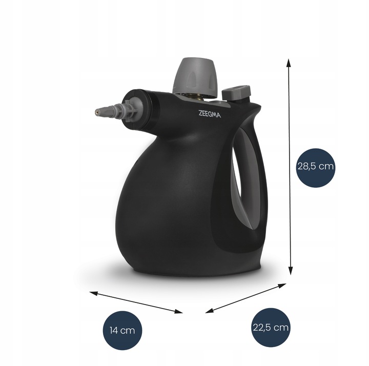 PAROWNICA na PLUSKWY Myjka Parowa Czyścik Okien Ciśnieniowy 1000W 3Bar