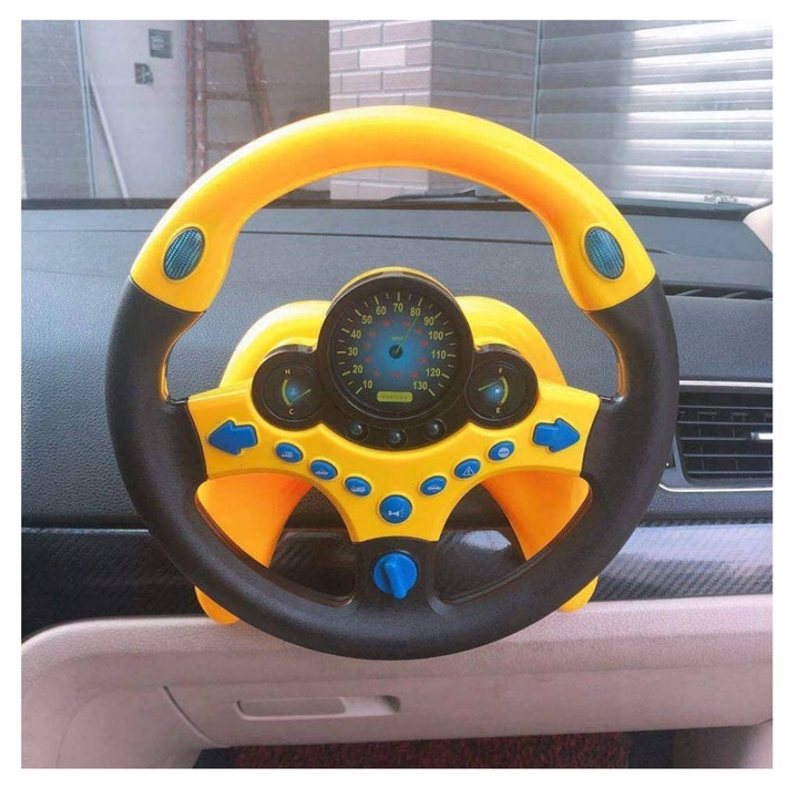 KIEROWNICA DO AUTA INTERAKTYWNA SYMULATOR JAZDY SAMOCHODEM KRĘCI SIĘ 360
