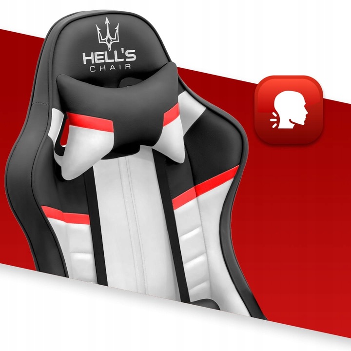 FOTEL GAMINGOWY DLA GRACZA BIUROWY HELL'S