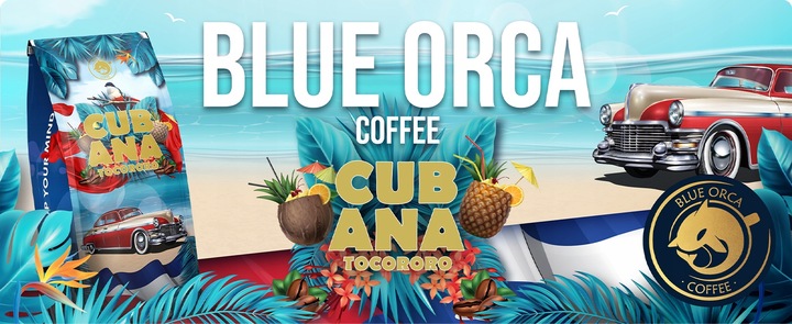 KAWA ZIARNISTA 1KG CUBANA TOCORORO Świeżo Palona 100% ARABICA - BLUE ORCA
