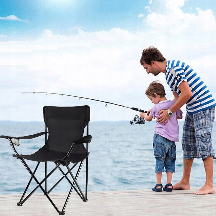 KRZESŁO KEMPINGOWE LEKKIE SKŁADANE KRZESŁO WĘDKARSKIE DLA PLAŻOWE WĘDRÓWKI