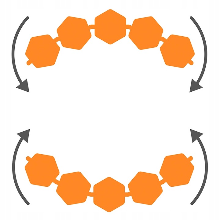 Palisada Ogrodowa Paliki Brąz 2,7 m Border Płotek