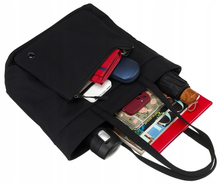 Duża torba shopper bag damska torebka na ramię zakupowa miejska PETERSON