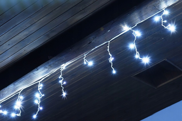 SOPLE 500 LED ZEWNĘTRZNE LAMPKI choinkowe KURTYNA IP44 STAŁE + FLASH