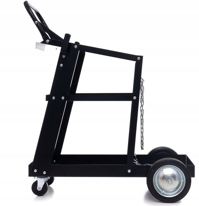 Wózek spawalniczy do spawarki butli MIG TIG z rączką wzmocniony 85 kg