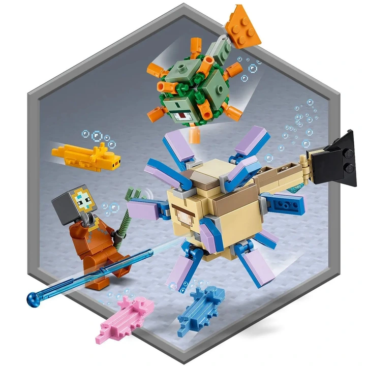 LEGO Minecraft 21180 Walka ze strażnikami